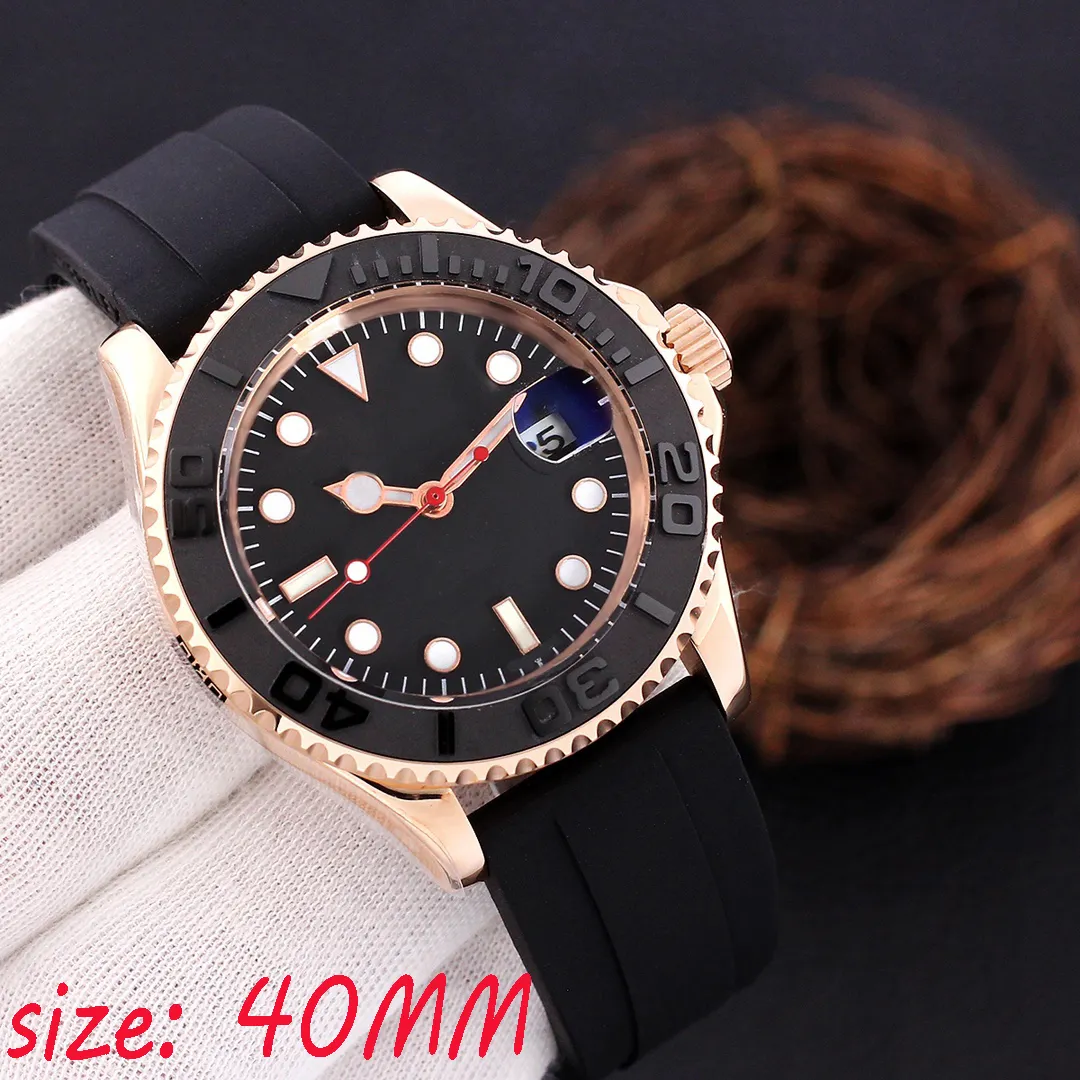 Watch for Mens Designer Watch High Quality Luxury Watch Ceramic Ring Watch 904L Stainless Steel High end 2813 Movement Mechanical Glow Watch men yacht watch relogios