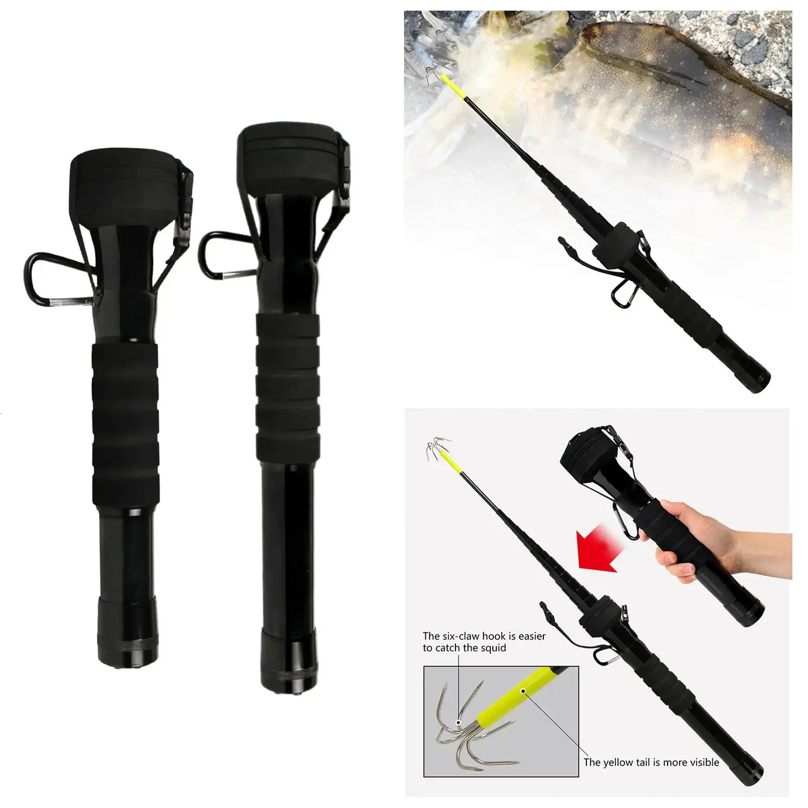 IceFisher Gaff Hook Telescope Telescopic Tool For Hooks & Rods