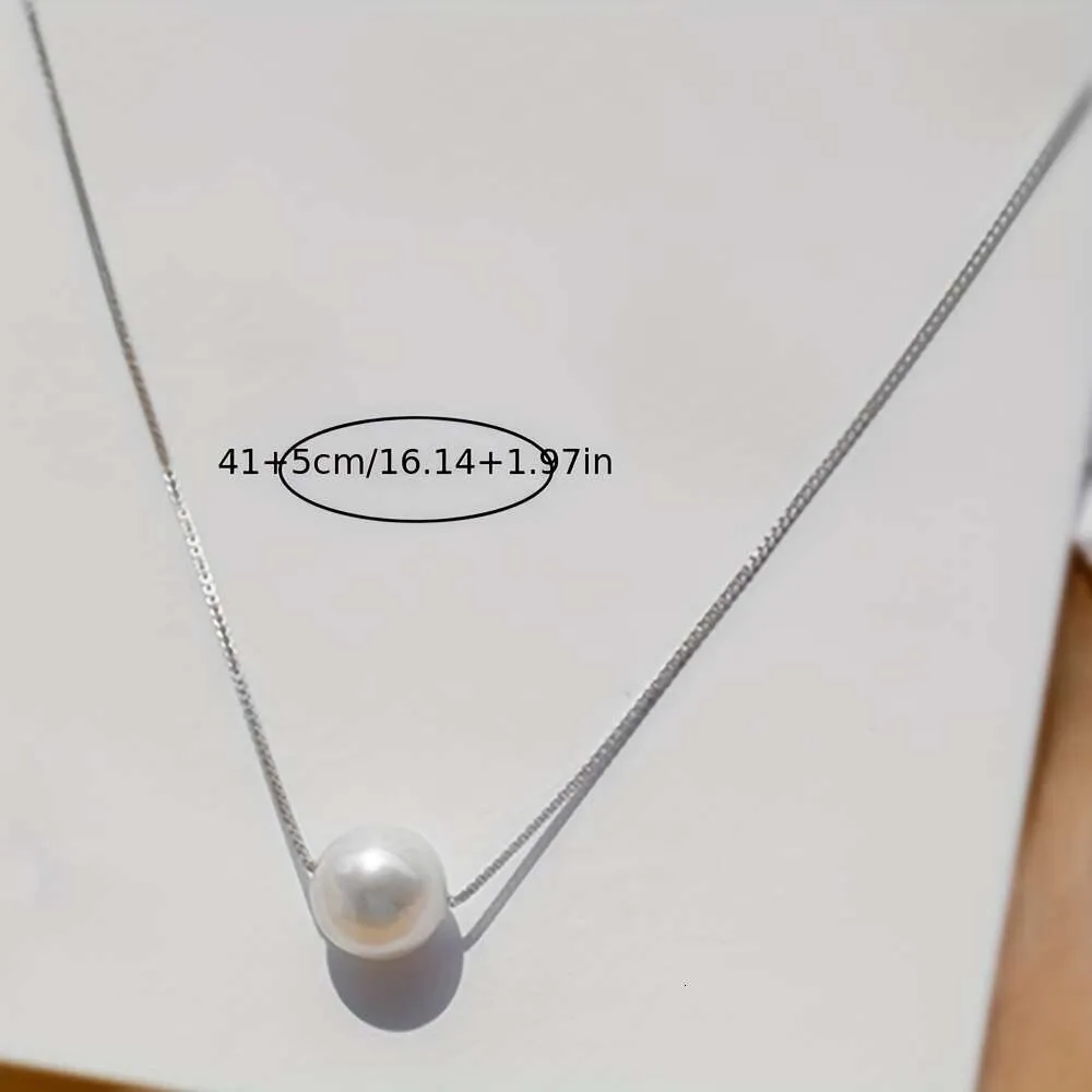 White Pearl Pendant Necklace - Perfect Elegant Gift for the Special One in Your Life