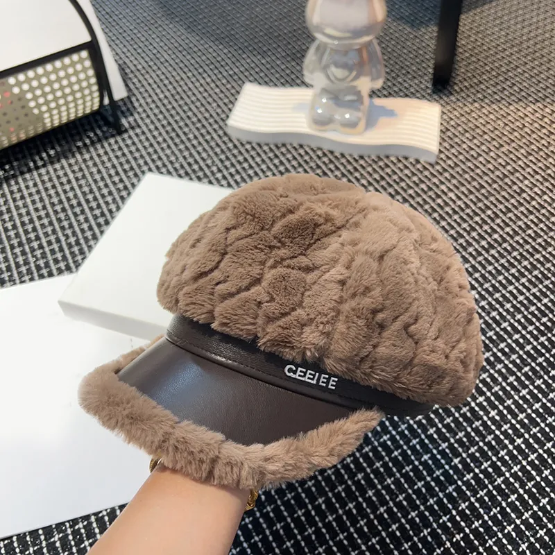 Designers cashmere caps for women Ball Cap Fluffy Wool Bucket hats for Winter designer men Baseball Brand Fisherman Hat Man Woman Warm Sunhats Snow Cap 231271PE