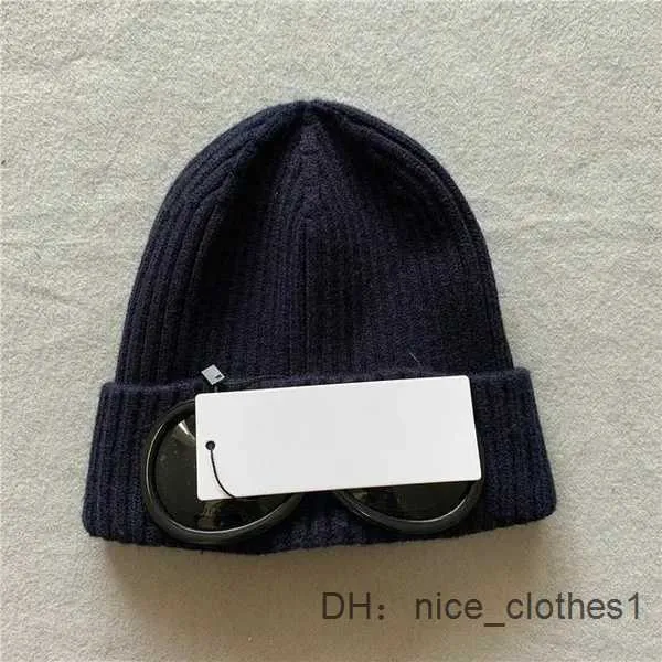 Beanie / Skull Caps Designe Caps Beanies Winter Glasses Hat Men CP Ribbed Knit Lens Beanie Hip Hop Chapéus de malha Stones Island CP Hat Monclair Hat 8ZFY