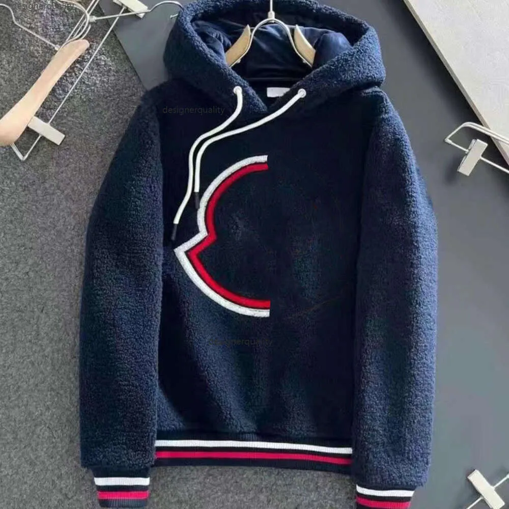 heren hoodie 3d geborduurd sweatshirt designer hoodies verdikte flanellen overhemd mannen vrouwen losse polar fleece truien hip hop oversize trui jas