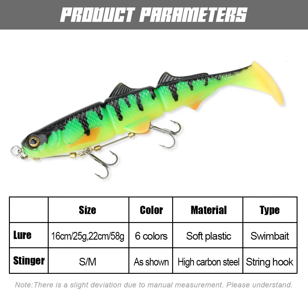 Spinpoler Pike Lure Rig With 3D Swimbait: Soft Lure For Zander, Big Game,  And Fish 231207 From Pang05, $9.48