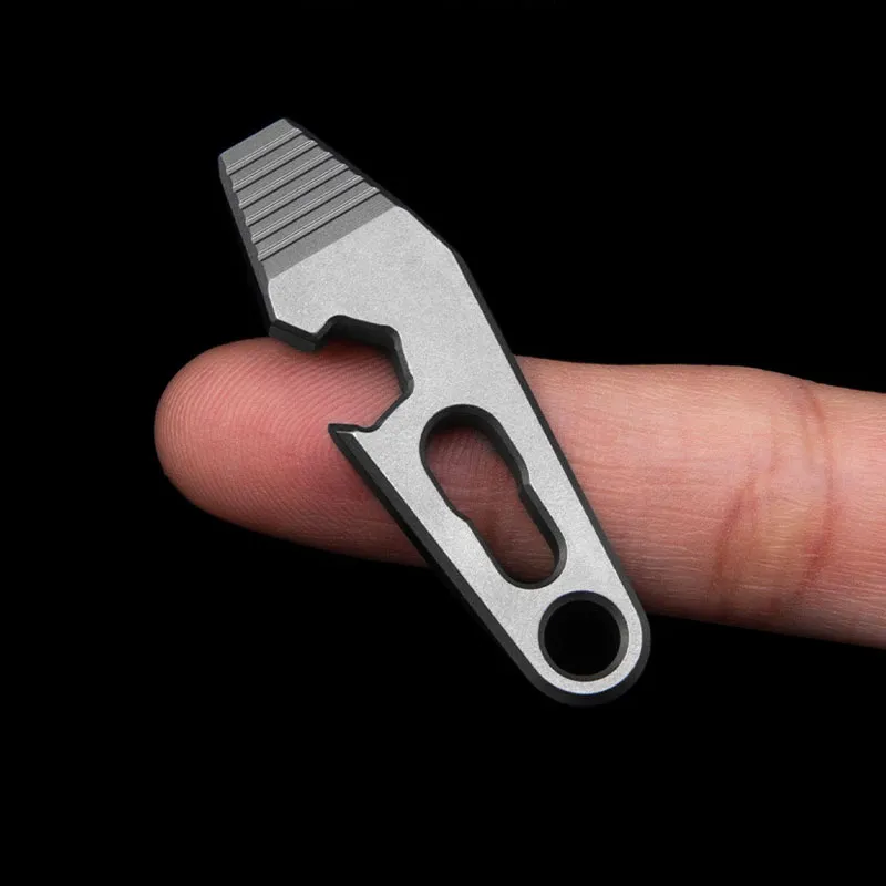 Survival SS Multi-Tool EDC Crowbar – Pocket Pry Bar With Keychain – Travel Hunt Fish