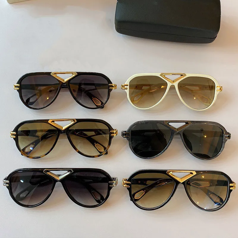 ذكور مصمم العلامة التجارية The Jack I Sunglasses for Men and Women Cow Cow Horn Material with Hollowed Out Legs and Logved Logo Grassle With Box Original Box