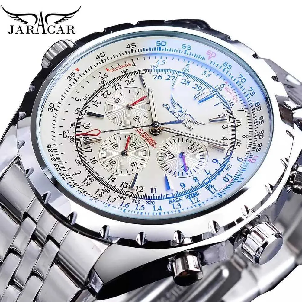 Jaragar-White-Dial-Automatic-W