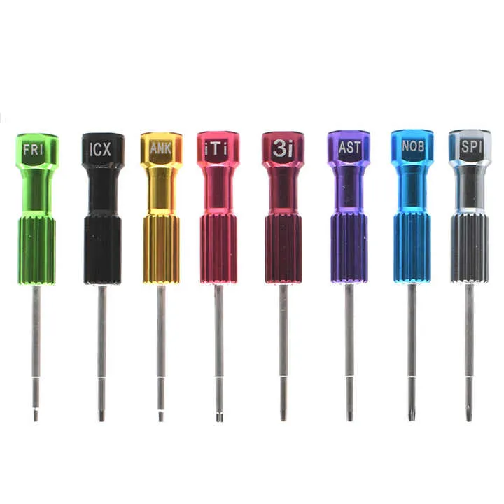 Hot Sales Dental lab Implant Screwdriver Set 8 Pcs Mini Technical Screwdrivers Mechanic Micro Screw Drivers Kit