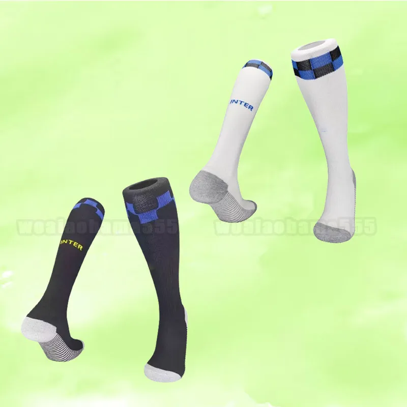 Lukaku Soccer Socks 23 24 Inter Barella Vidal Lautaro Eriksen Alexis Dzeko Correa Uniforms Football 2023 2024 Milan Men Kids Swim Wear