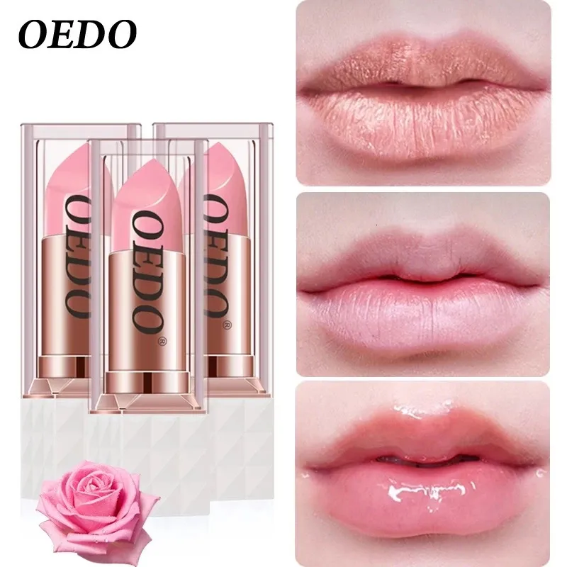 Lip Plumper Rose Pep Nourishing Colorful Balm Anti Aging Antifreeze Antichapped Makeup Face Skin Care Repair Damage Moist Cream 231207