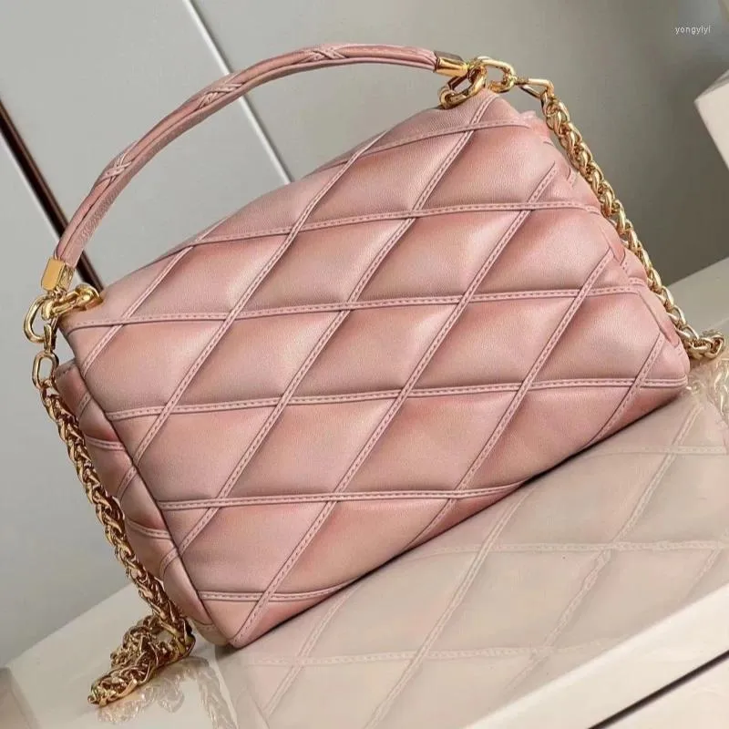 Evening Bags Top Quality Sheepskin Shoulder Bag Fashion Desinger Crossbody Handbag 2023 Tote Messenger Purse With Chain