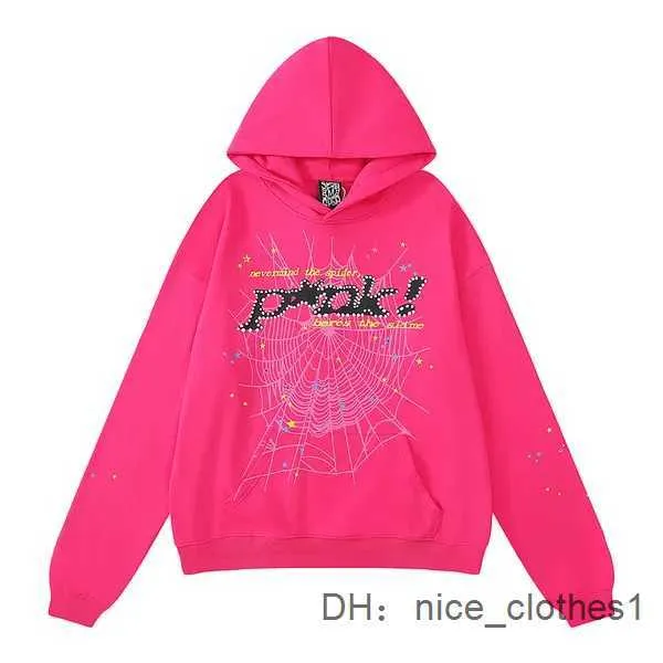 Sweat à capuche pour femme Sweats à capuche pour hommes Sweatshirts de qualité Sweat-shirt Couple Pull Vêtements Mode Survêtement Noir Blanc Rose Spider Web BIO1