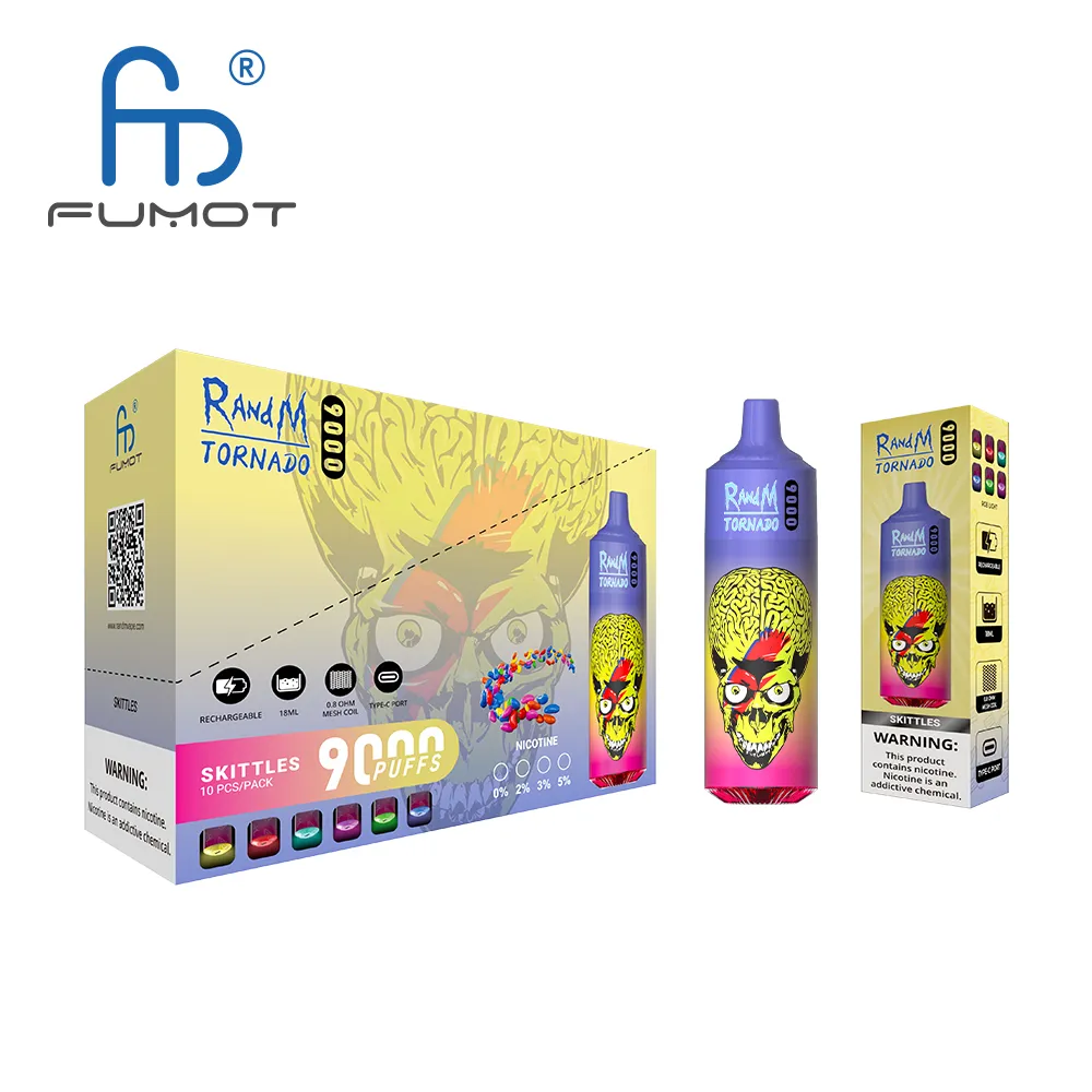 DHGATE Best Seller RandM Tornado 9000 Puffs Disposable Vape