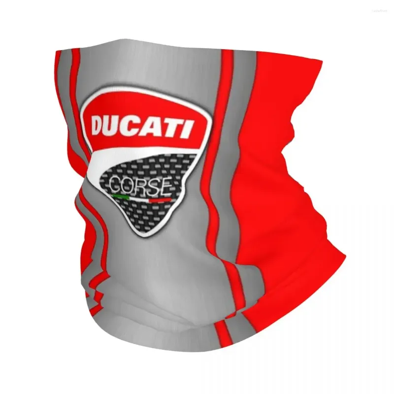 Scarves Ducatis Performance Motorcycle Bandana Neck Cover Printed Racing Team Mask Scarf Warm Headband Running Unisex Adult Breathable