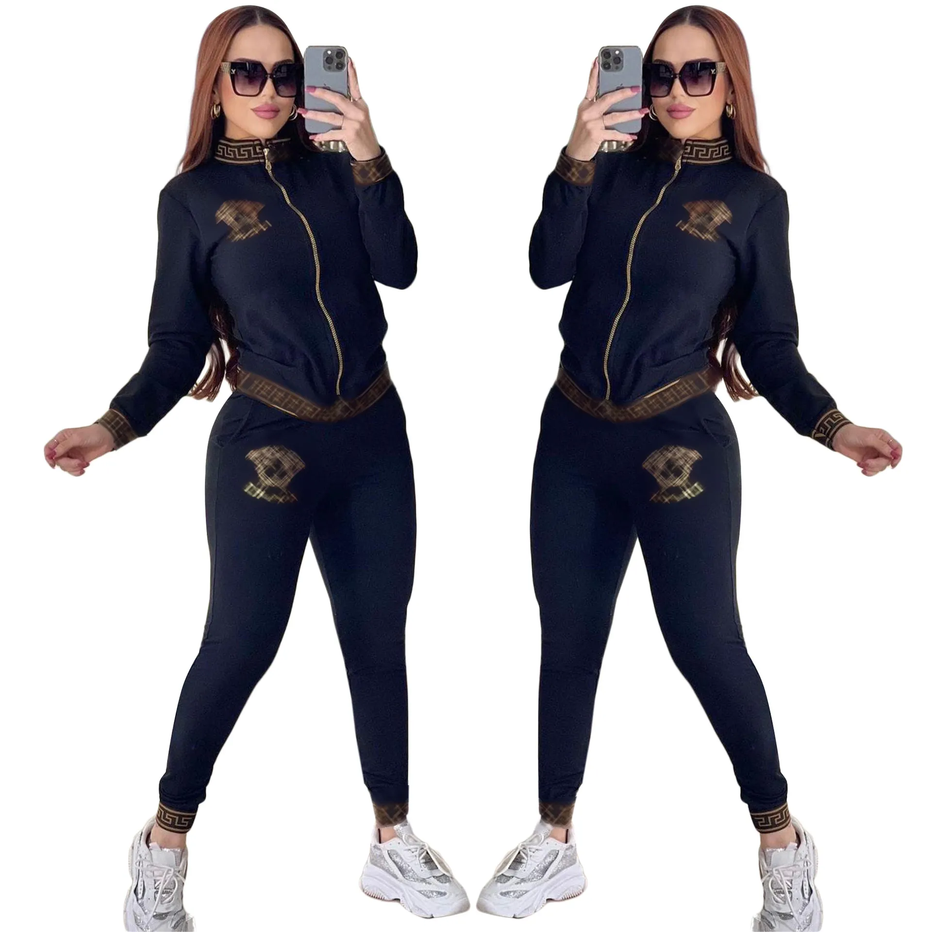 여자 트랙복 디자이너 고급 여성 스웨트 셔츠와 바지 캐주얼 재킷 바지 2 조각 세트 편지 조깅복 스포츠웨어 셔츠 바지 setstracksuit