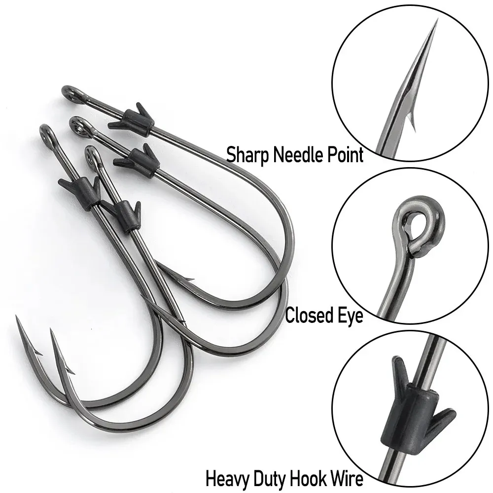 Fishing Hooks Baitholder Fishing Flipping Hooks Dual Barbed Bait Keeper  Wacky Worm Hook Neko Rig Carbon Steel Soft Lure Hook Bass 231204 From 10,02  €