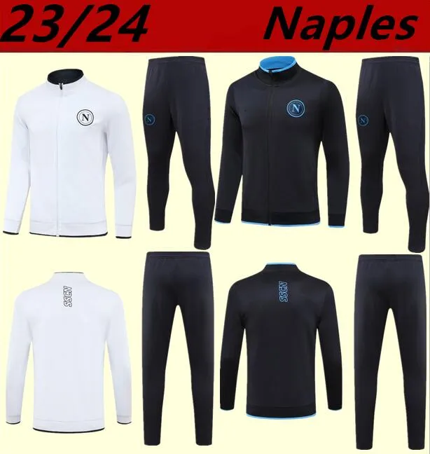 23/24 Napoli TrackSuit maillots de football kit de football 23 SSC Naples AE7 D10S Hommes costume d'entraînement porter Formation tuta Chandal Squitude Jog