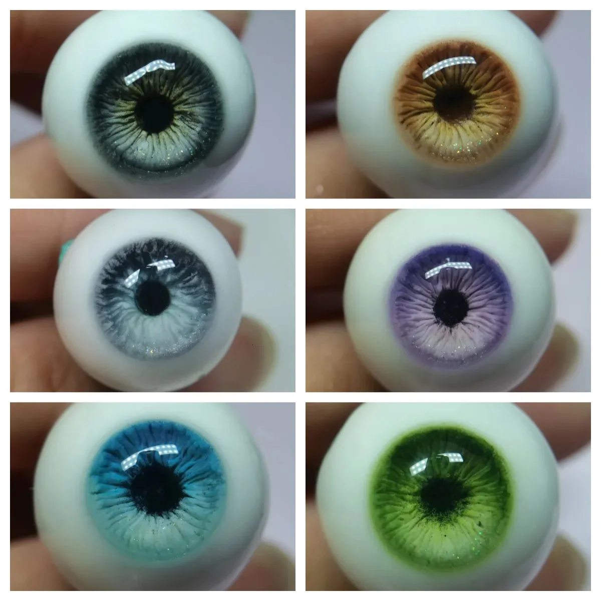 Doll Accessories BJD Eyes doll eyes 8mm-18mm doll lines plaster Eyes for toys 1/8 1/6 1/4 1/3 SD DD doll accessories 8mm-18mm doll eyes 231208