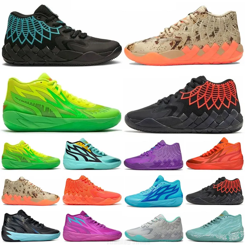 LaMelo Ball 1 2.0 MB.01 Scarpe da pallacanestro da uomo Sneaker Nero Blast Buzz City LO UFO Not From Here Queen City Rick e Morty Rock Ridge Rosso Scarpe da ginnastica da uomo Scarpe da ginnastica sportive