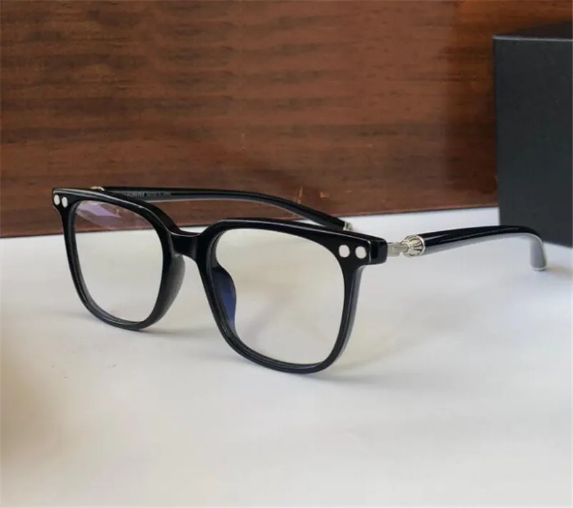 Nouveau design de mode lunettes optiques carrées BIGRICKY cadre de planche rétro style simple et généreux lunettes polyvalentes avec boîte peut faire des lentilles de prescription