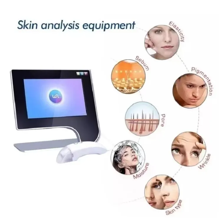 Andere schoonheidsapparatuur Dhl Precision Digital Skin Facial Moisture Oil Tester Displays Test Pen Analyzer Monitor voor