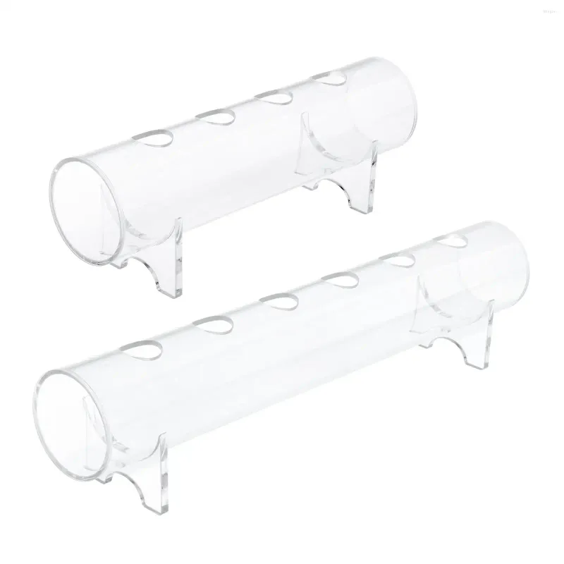 Wazony Clear Acryl Flower Wazon Long Cylinder