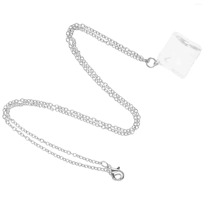 Pendant Necklaces Bride Necklace Dainty Cubes Jewelry Women Resin Teen Girls Female Women's Choker