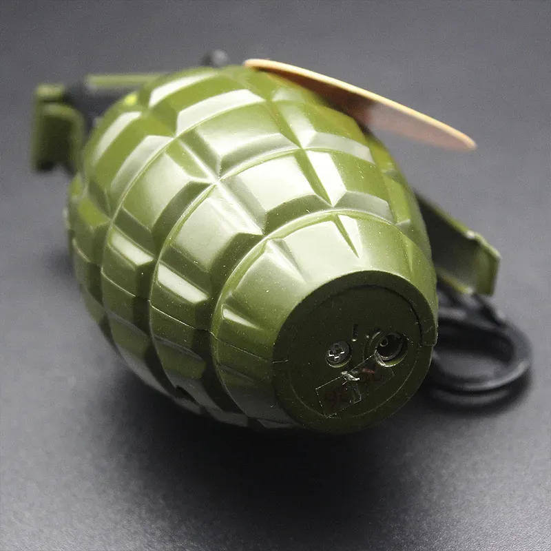 New Arrival Creative Military Lighters Hand Frag Metal Torch Gas Inflatable Windproof Lighters Big Size Outside Tools Drop Shipping