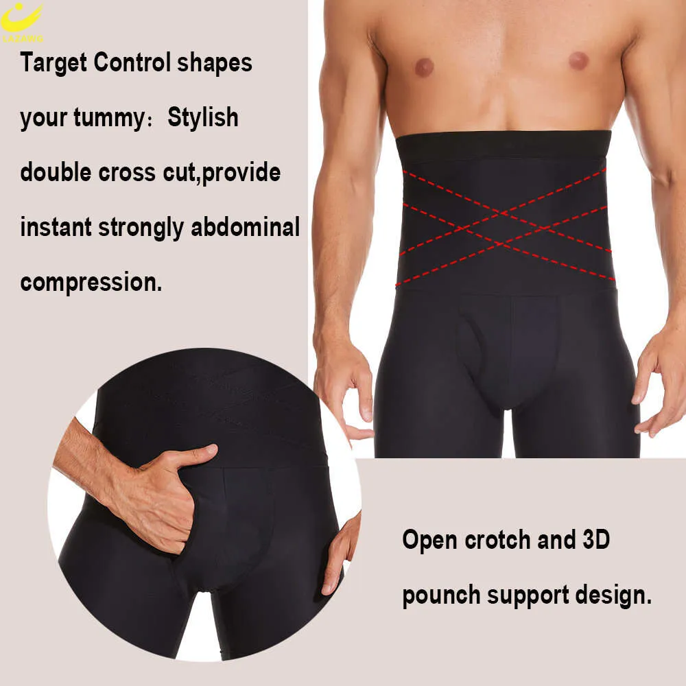 Body Shaper Shorts For Men High Waist Seamless Butt Lifter Strap Bodysuit  Slimming Shapewear Tummy Control Panty Gym