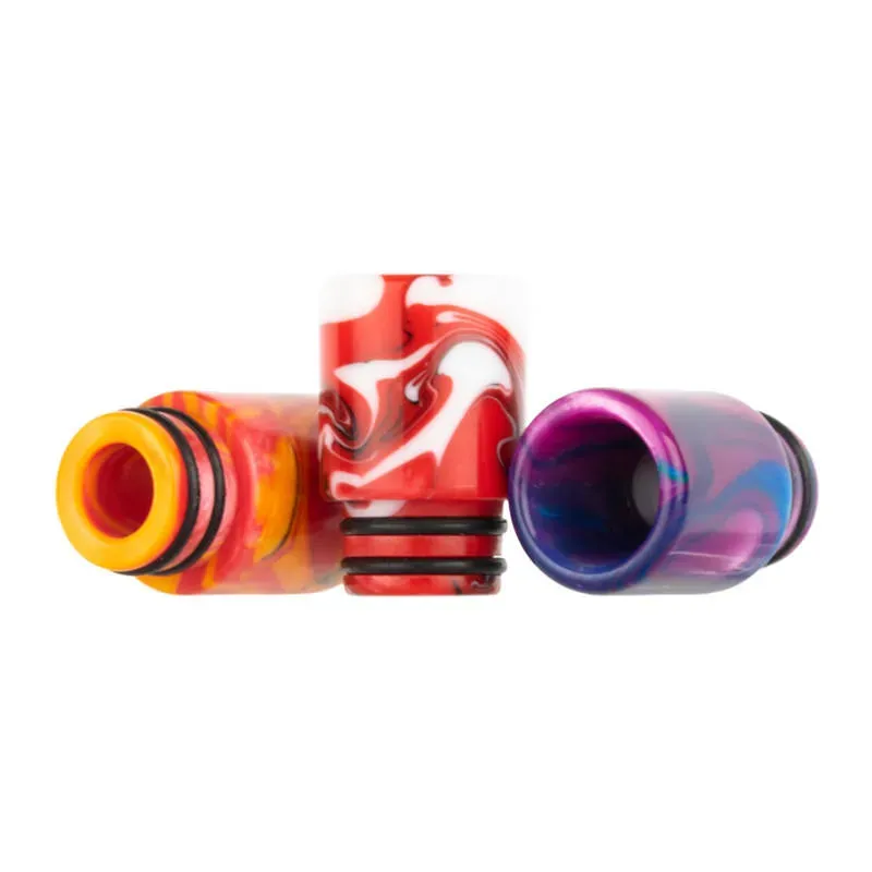 510 Long Mouth Resin Drip Tips Smoking Accessories Mouthpiece For Ego 510 Thread Cigarette Holder RDA RBA Vapor Tank Atomizers Driptips Mouth Piece