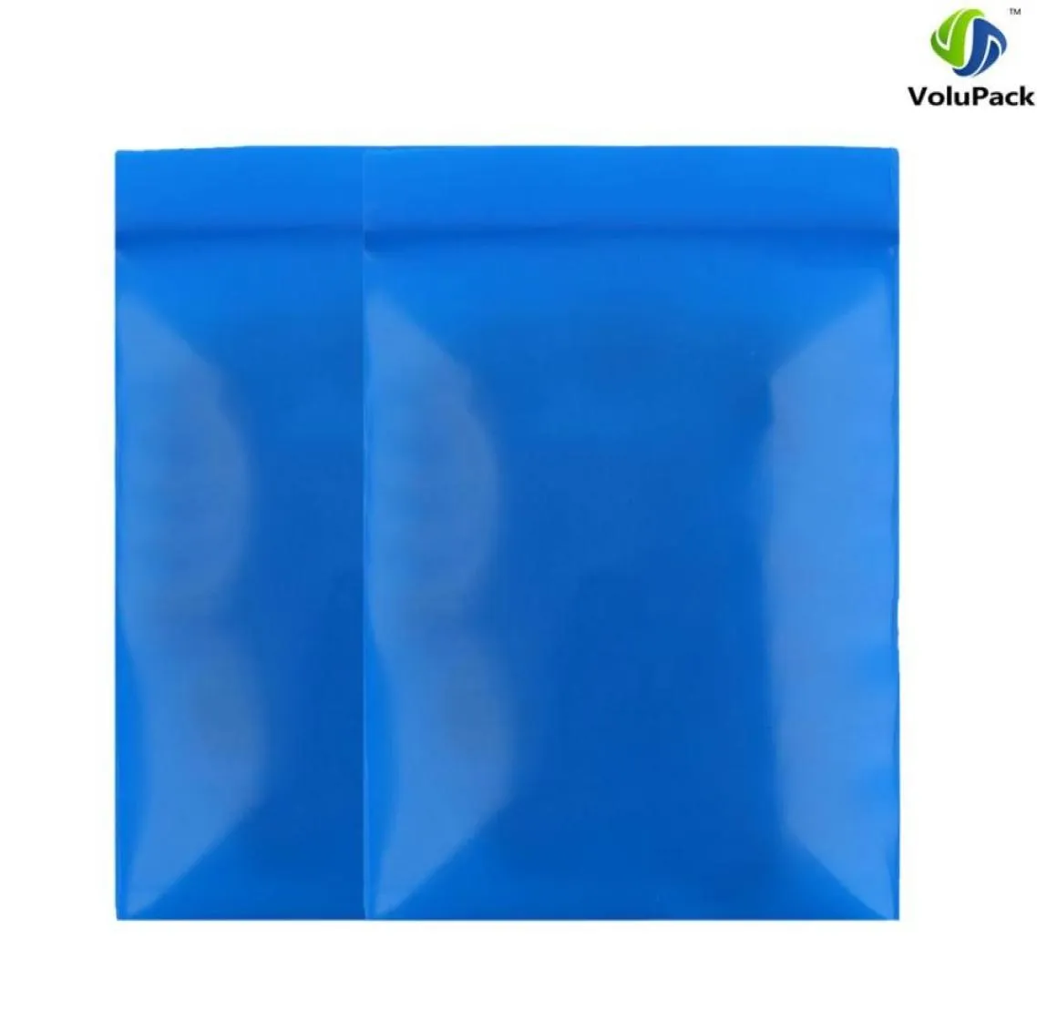 5x7cm2x275in Kalın Poli Zip Kilidi Üç Yan Conta Düz Poşetleri Mavi Küçük Yeniden Yerleştirilebilir Plastik Poşetler Hanehalkı Paketi8155077