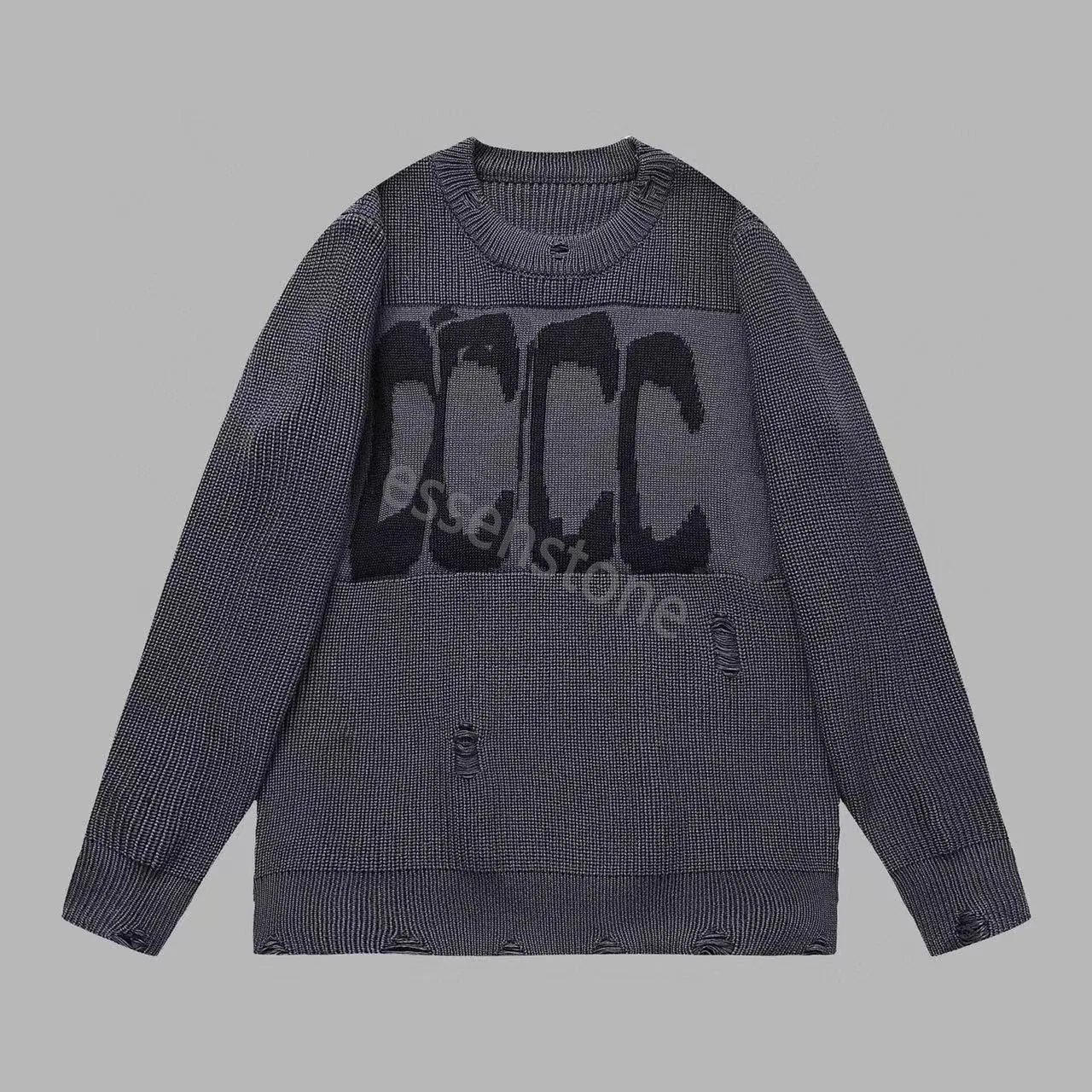 herrdesigner tröjor gccii tröja stickad sweatshirt crew hals långvarig marcas mixtas hoodie brev broderi kläder casual höst och vinter varma toppar