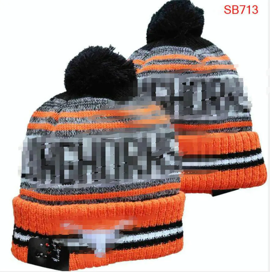 Alabama Crimson Tide Texas Vailies Longhorns Beanie North American College Team Patch Patch Winter Wool Sport Sport Kape Czapki czaszki