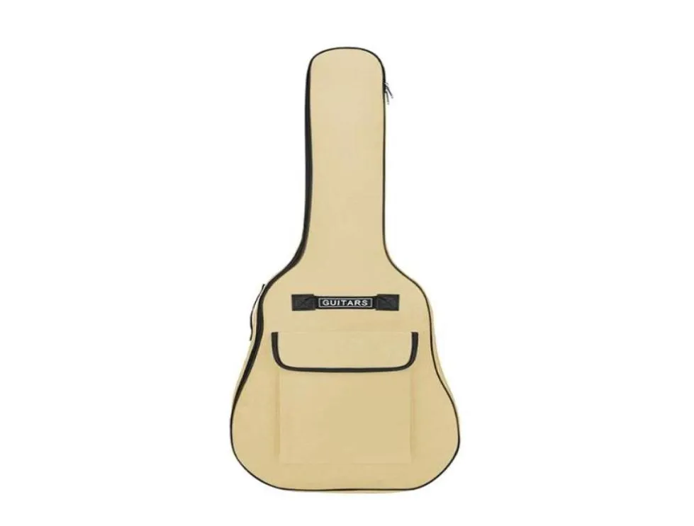 Sacos de armazenamento Saco de guitarra acolchoado à prova d'água alças duplas case 40 41 polegadas 600D Oxford 5 mm show acústico para guitarras1165225