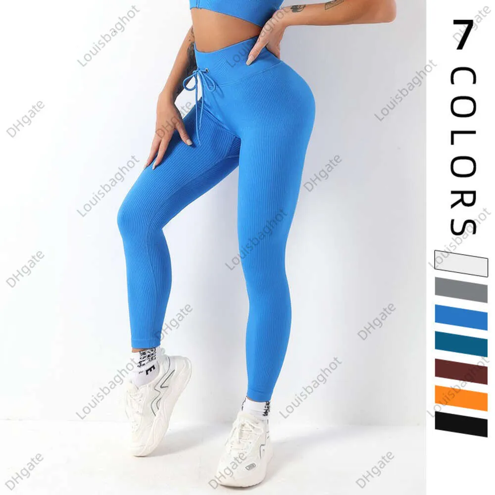 2023 Adjustable Drawstring Long Yoga Pants For Womens Outerwear Hip Lifting  Fitness Yoga Pants Sexy Peach Buttocks Sports Pants From 10,09 €