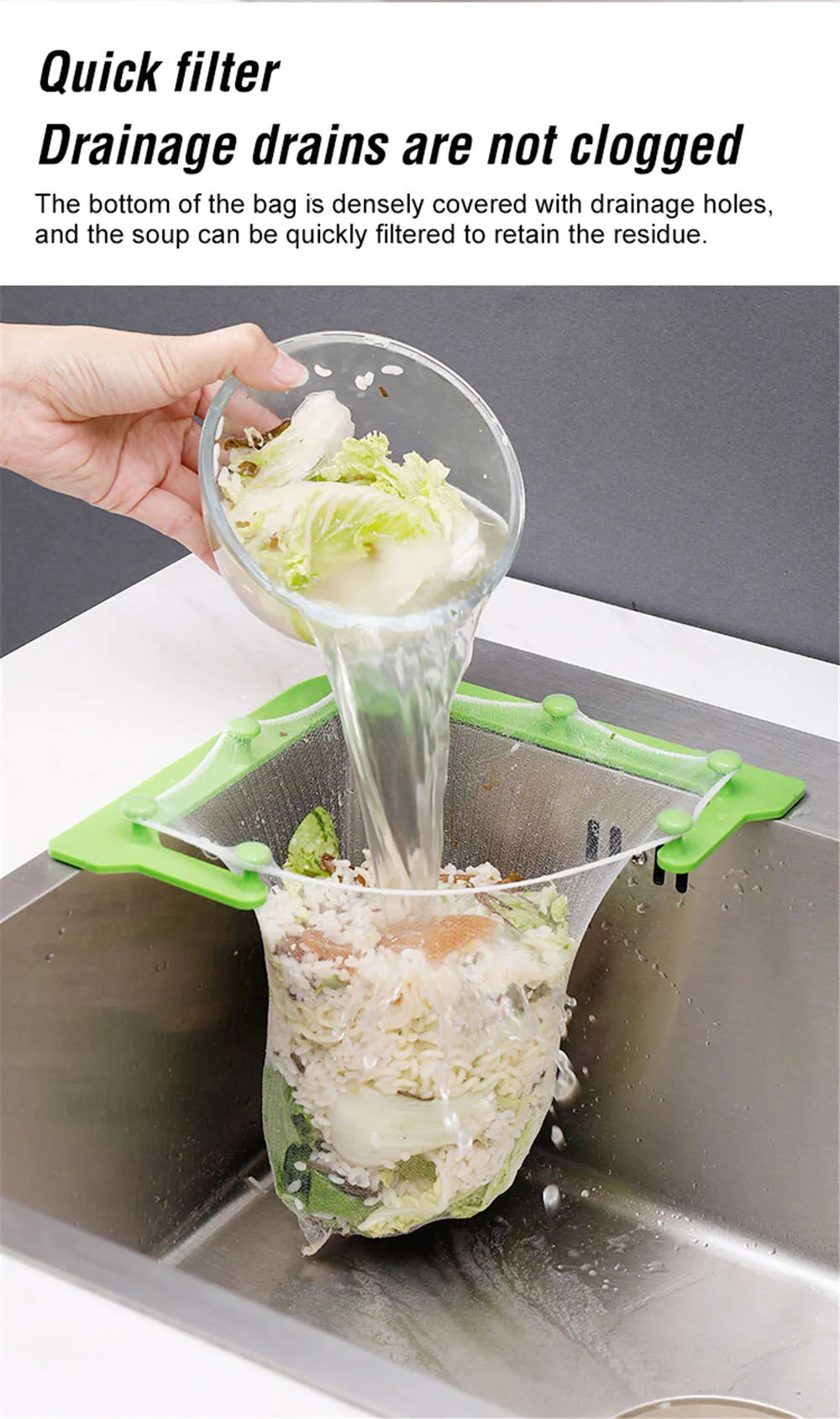 Suction Cup Sink Corner Rack, 2025 New Upgraded Sink