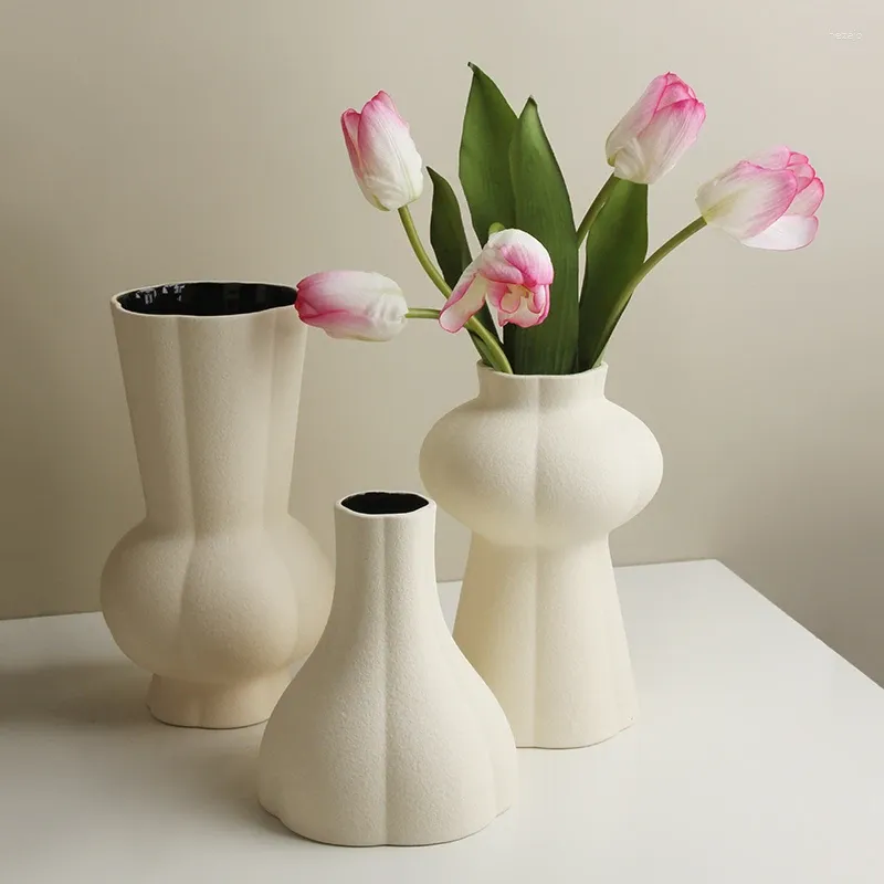 Vaser BHM- Tillverkare-Wholesale Nordic Ins Ceramic Vase Home Decoration Ornaments Living Room Porch Art