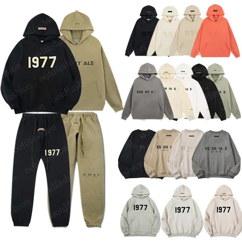 42 kolory projektant z kapturem Najwyższa jakość ess mgła 1977 bluza bluza męska damska pullover hip-hop dres