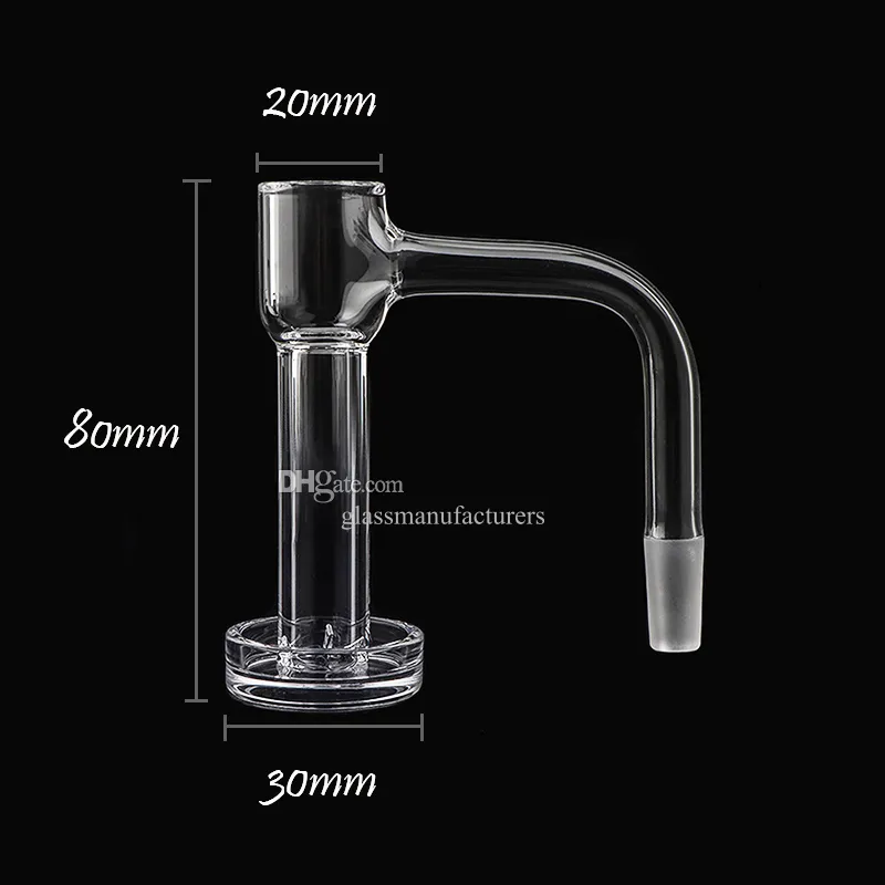 Dym pełny spoin kwarcowy kwarc banger paznokcie z 10 mm 14 mm 18 mm męskie stawy samice Suitfor Glass Water Bongs