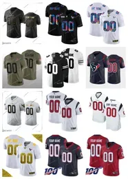 Custom ''Texans''Any Name 5 Taylor 10 Mills 12 Collins 13 Cooks 24 Stingley Jr. 25 Mack 30 Lindsay 31 Johnson 59 Green''''Football Jerseys