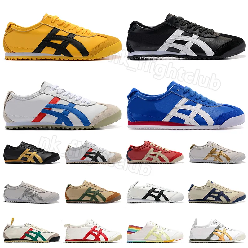 Asics Shoes أحذية رياضية أسيك Onitsuka النمر Mexico 66 الرجال أحذية نسائية و الأصلي بيل أحذية رياضية مصمم منصة فاخرة أحذية التدريب في الهواء الطلق Dhgate 【code ：L】