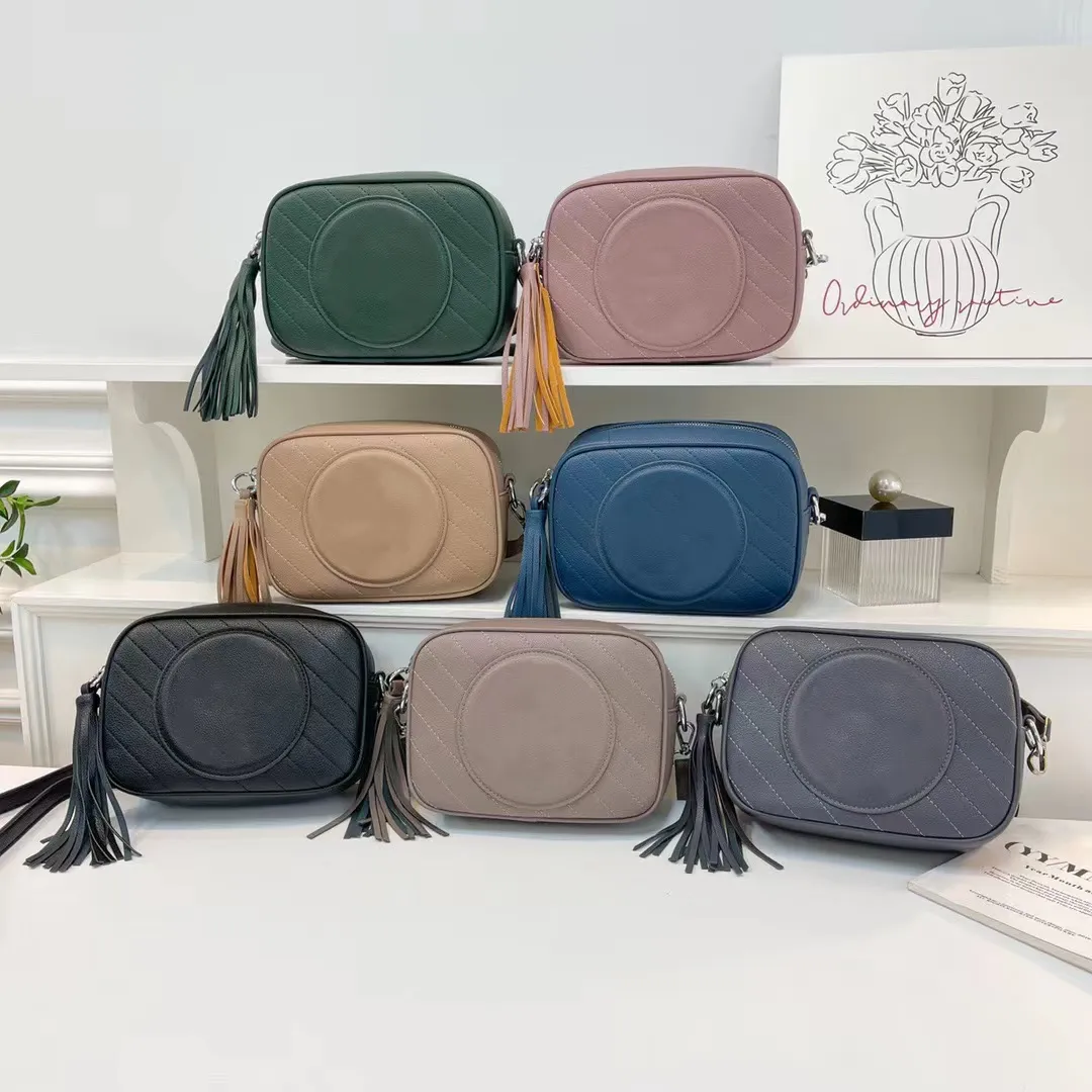 PU sıcak lüks tasarımcı saçak çanta çantası kadın deri soho disko omuz çantası saçak pansiyon çanta tasarımcısı crossbody çanta çantası akşam çantası 91019