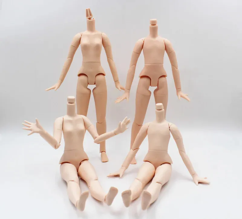 Accessoires de poupée Blyth azone corps de poupée 8.5 pouces peau blanche corps multi-articulé 1/6 poupée 231208