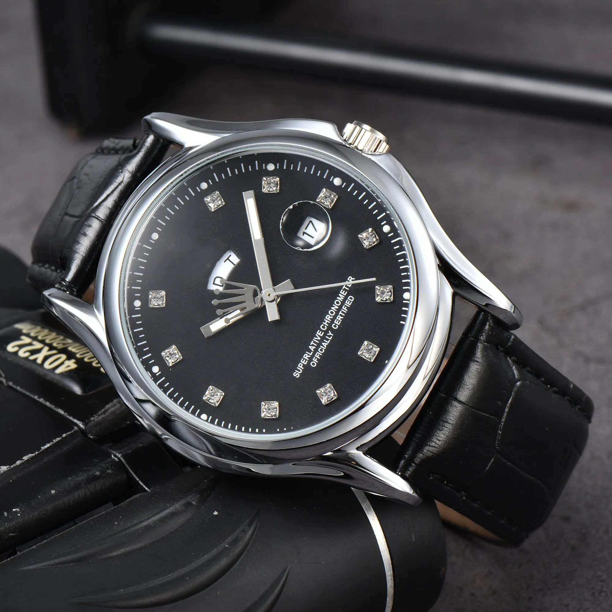 Andra klockor Designer armbandsur Mäns klassiska lyxiga Business Watch Armband Wrist Watch Tourbillon Lyxiga kvartsmärken