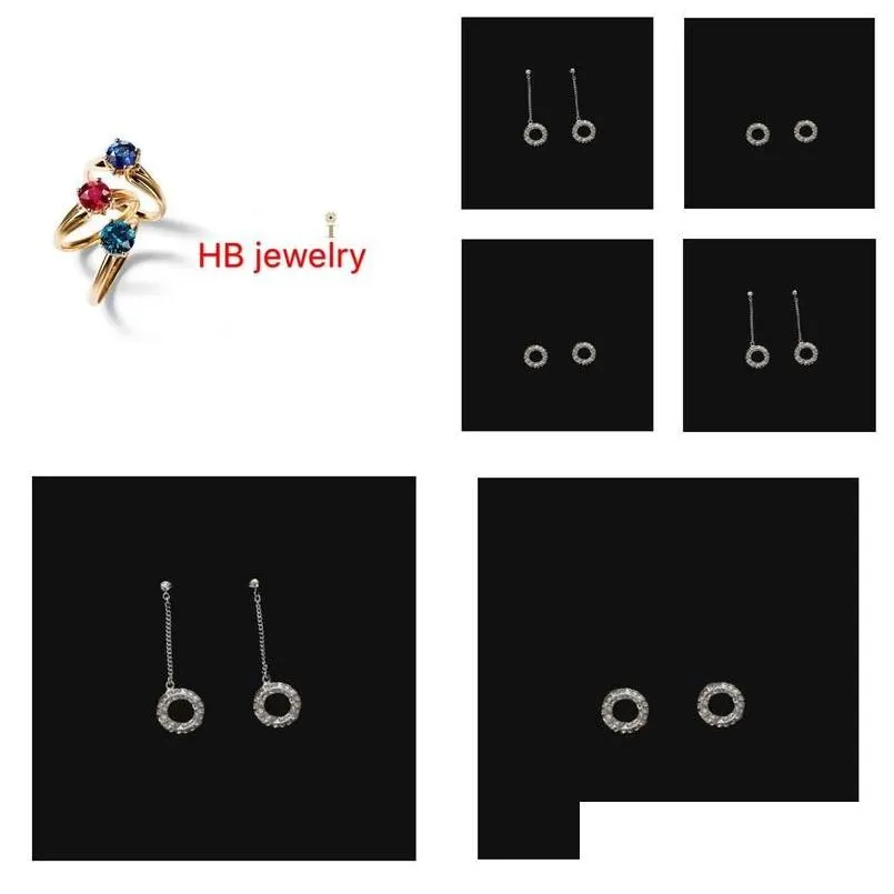 Charm Charm Linkmyy 1116 Ohrringe für Frauen Liebhaber Paar Geschenk Damen S Geschenke Schmuck Nrj Drop Delivery Schmuck Ohrringe Dhly1