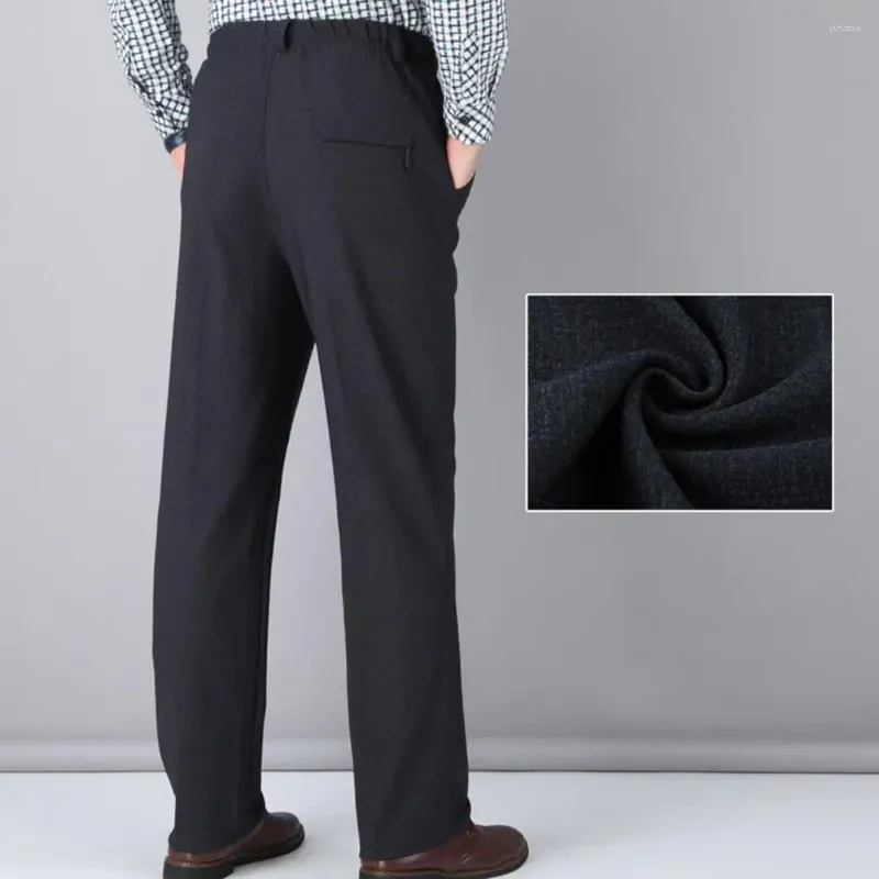 Erkekler Orta Yaşlı Erkekler Pantolon Kış Düz Renkli El Herhangi