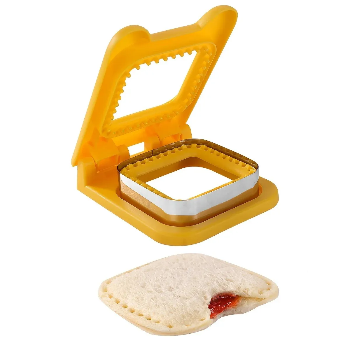 Cooking Utensils 1pcs Sand Cutter and Sealer for Kids DIY Decruster Pocket Sandes Great Breakfast Maker Lunchbox 231207