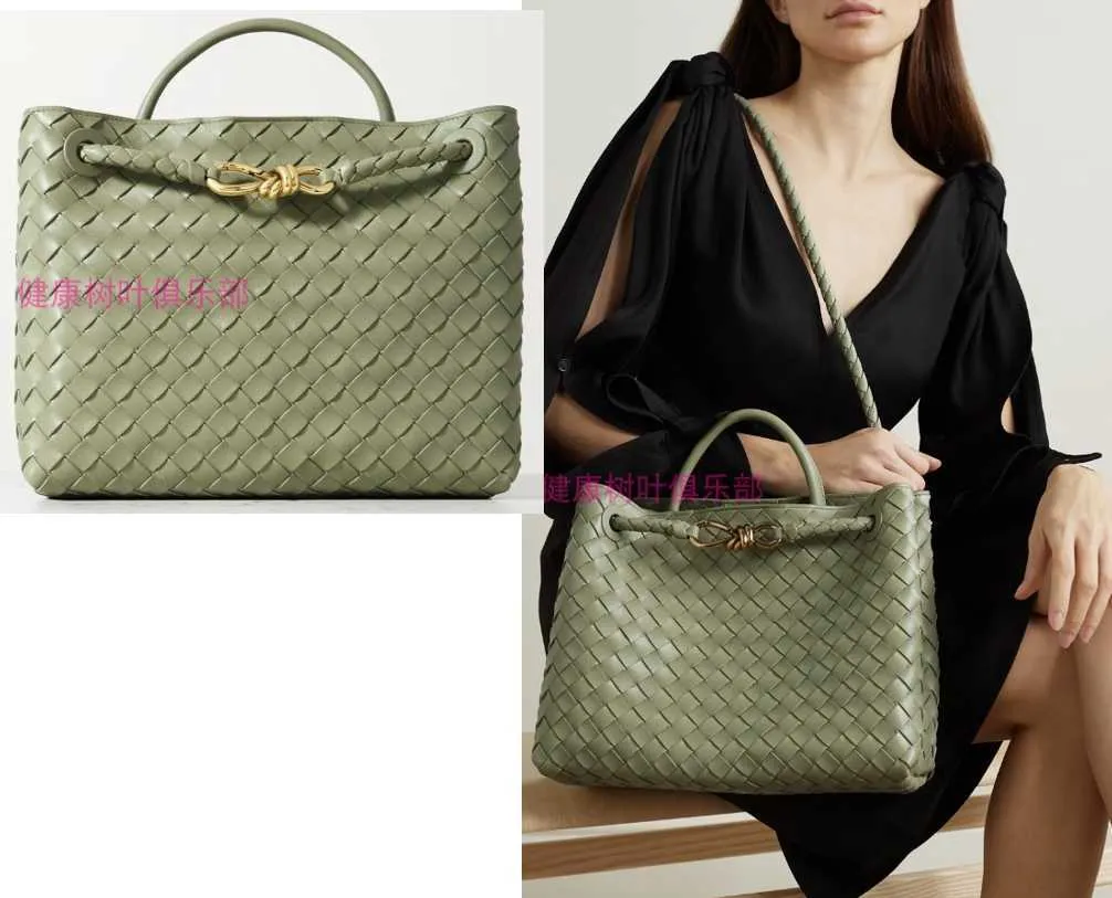 Womens Andiamo Designer Bags Bottegavveneta Totes väskor lädervävda handväskor Paris vecka Kina 24 Spring Woven Medium Bag 3900 WN-KX9O