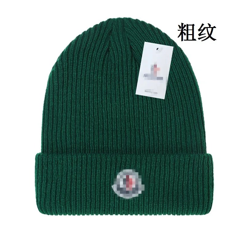 2023 Winter Hat Women Mens 디자이너 니트 모자 대형 여우 모피 볼 g-12