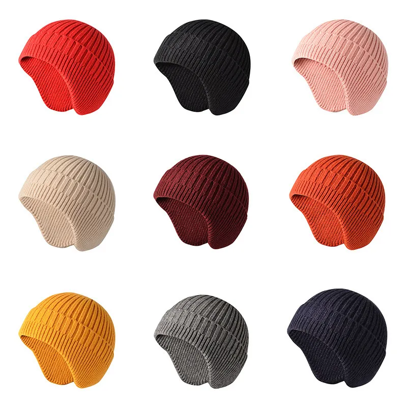 Bonnets personnalisés en gros bonnet tricoté avec motif adulte 100% acrylique bonnets