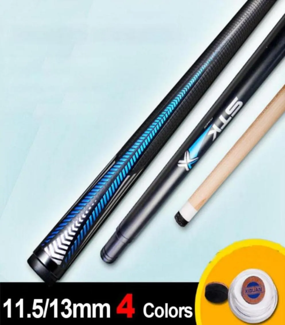 Billard-Queue-Pool-Stick, 115 mm, 13 mm Spitze, 4 Farben, professionelles hochwertiges Billard-Set, China 2021, Cues9412828